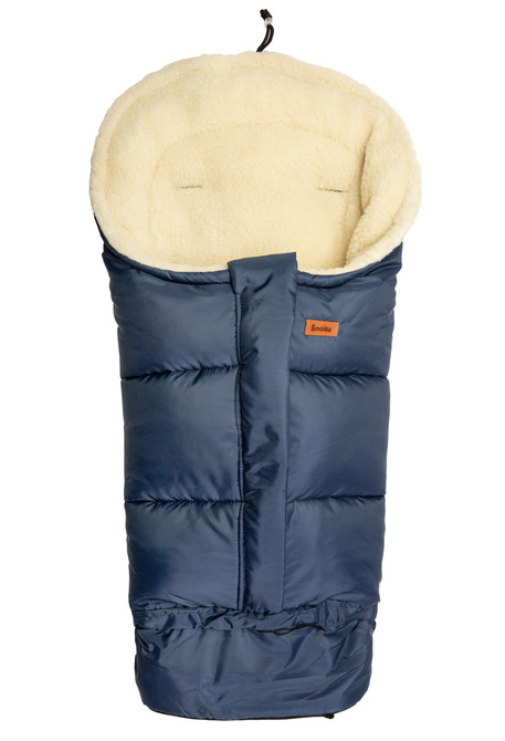 Åkpåse Combi 3-i-1 Ull Marinblå