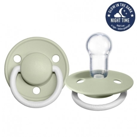 BIBS De Lux Silikon Napp Sage Night 0-36 månader 1010270