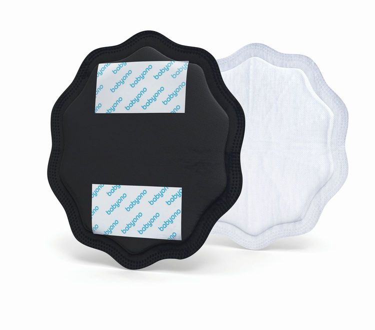 BabyOno Natural Nursing Amningsinlägg Svart 24-pack (298/02)