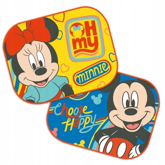 Solskydd för bil Minnie & Mus 2-pack 44x35 cm