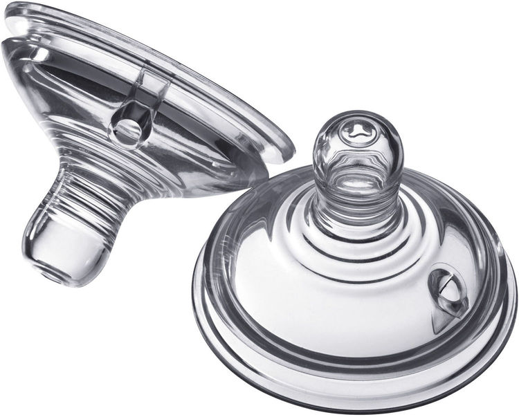 Silikon-napp 6+ månader för välling