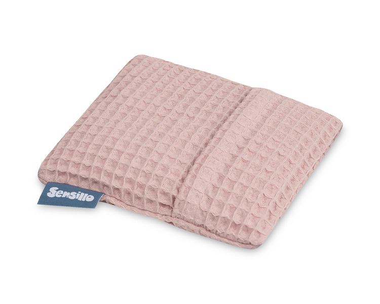 Varmvattenflaska Waffle Premium Retro Rosa