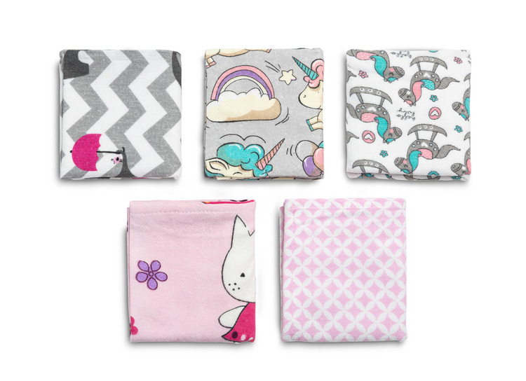 Flanellblöja 50x60 cm med tryck